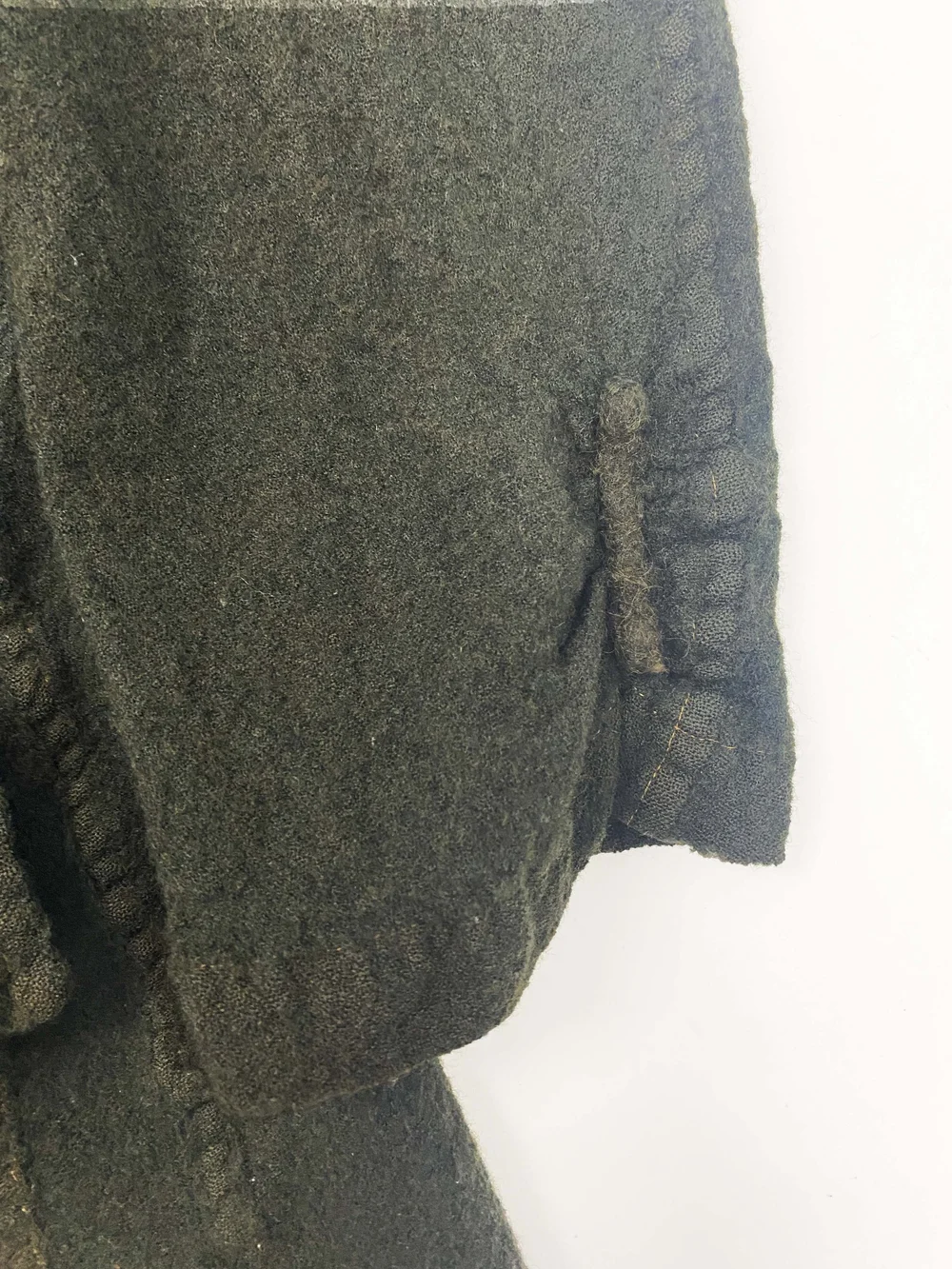 Issey Miyake F/W 1994 ruched wool jacket — JAMES VELORIA